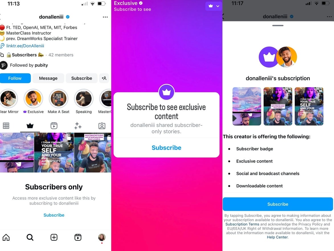 Make Money on Instagram subscriptions three ways subscriptions are used by an influencer