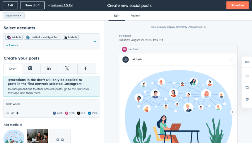 Hubspot social media monitoring HubSpot social media tools