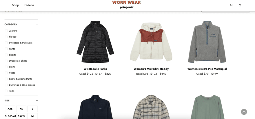 Worn Wear by Patagonia Worn Wear by Patagonia